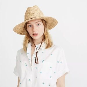 Madewell x Biltmore raffia lifeguard hat